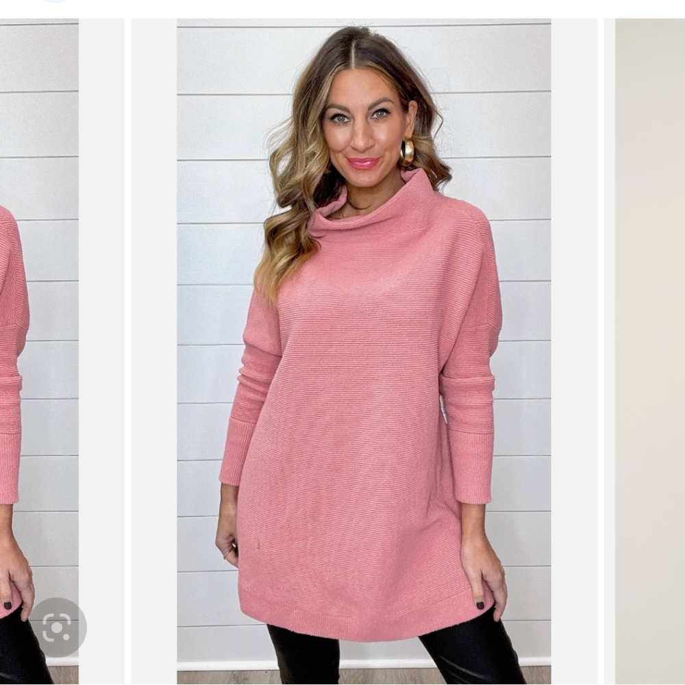 Free People Pink Sweater